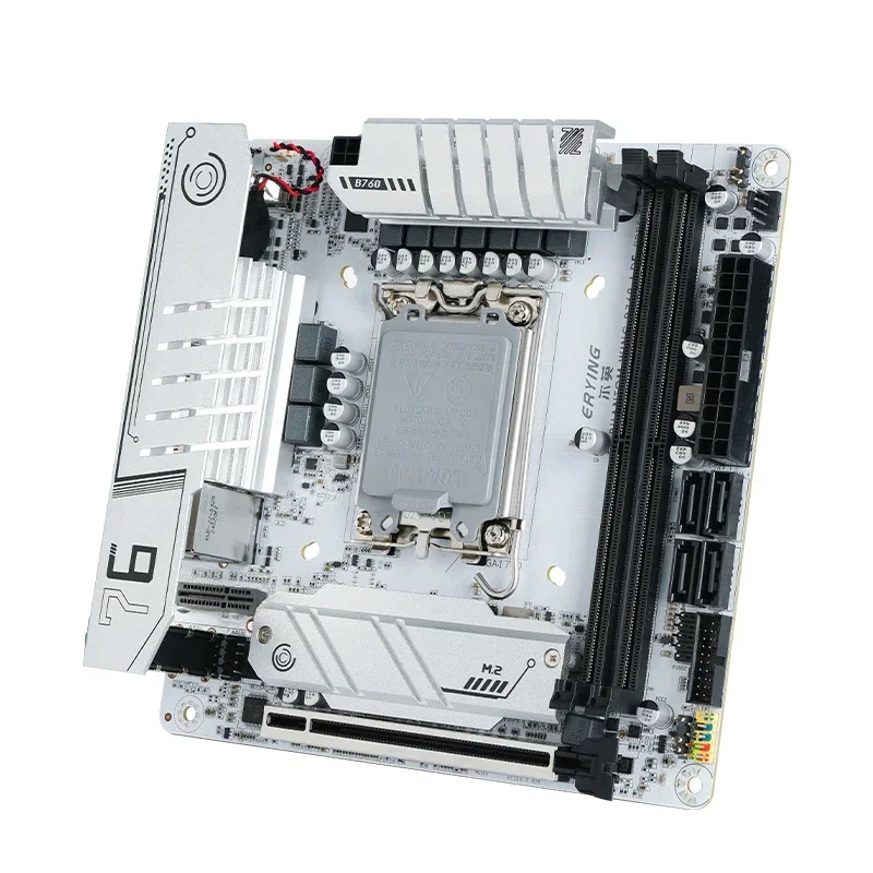 Игровая материнская плата ERYING ITX B760i ARGB LGA 1700 115x поддержка Core 12/13/14 i9/i7/i5/i3/Pentium
