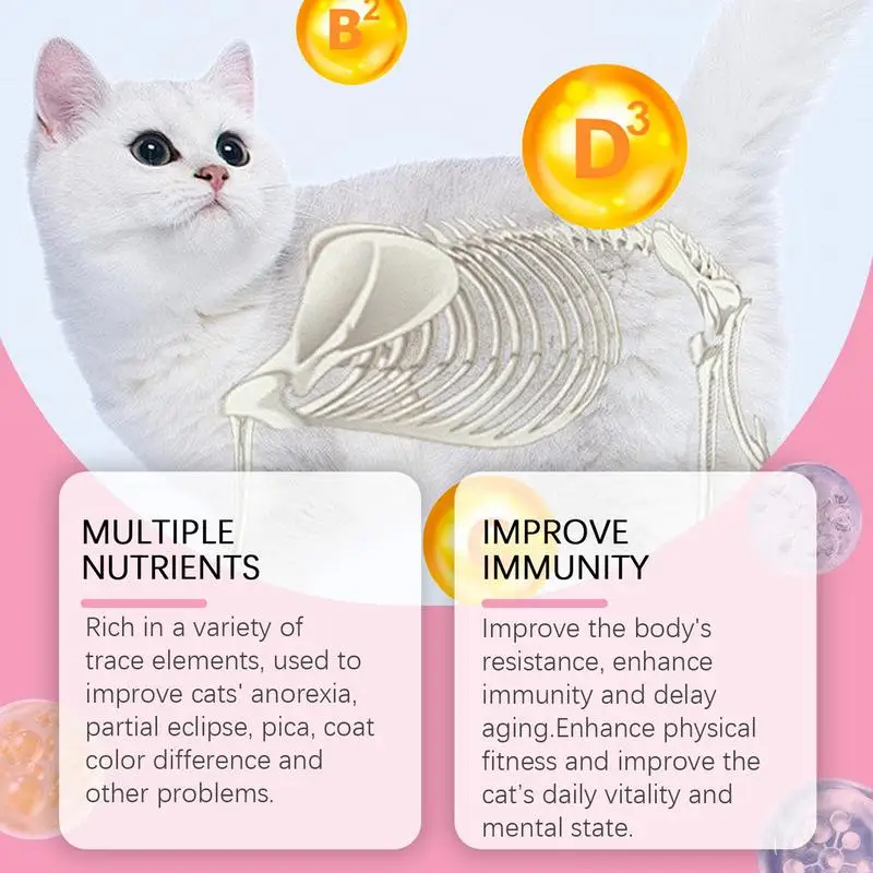 Здоровые питательные вещества добавка для кошек котят 80 шт. сбалансированная