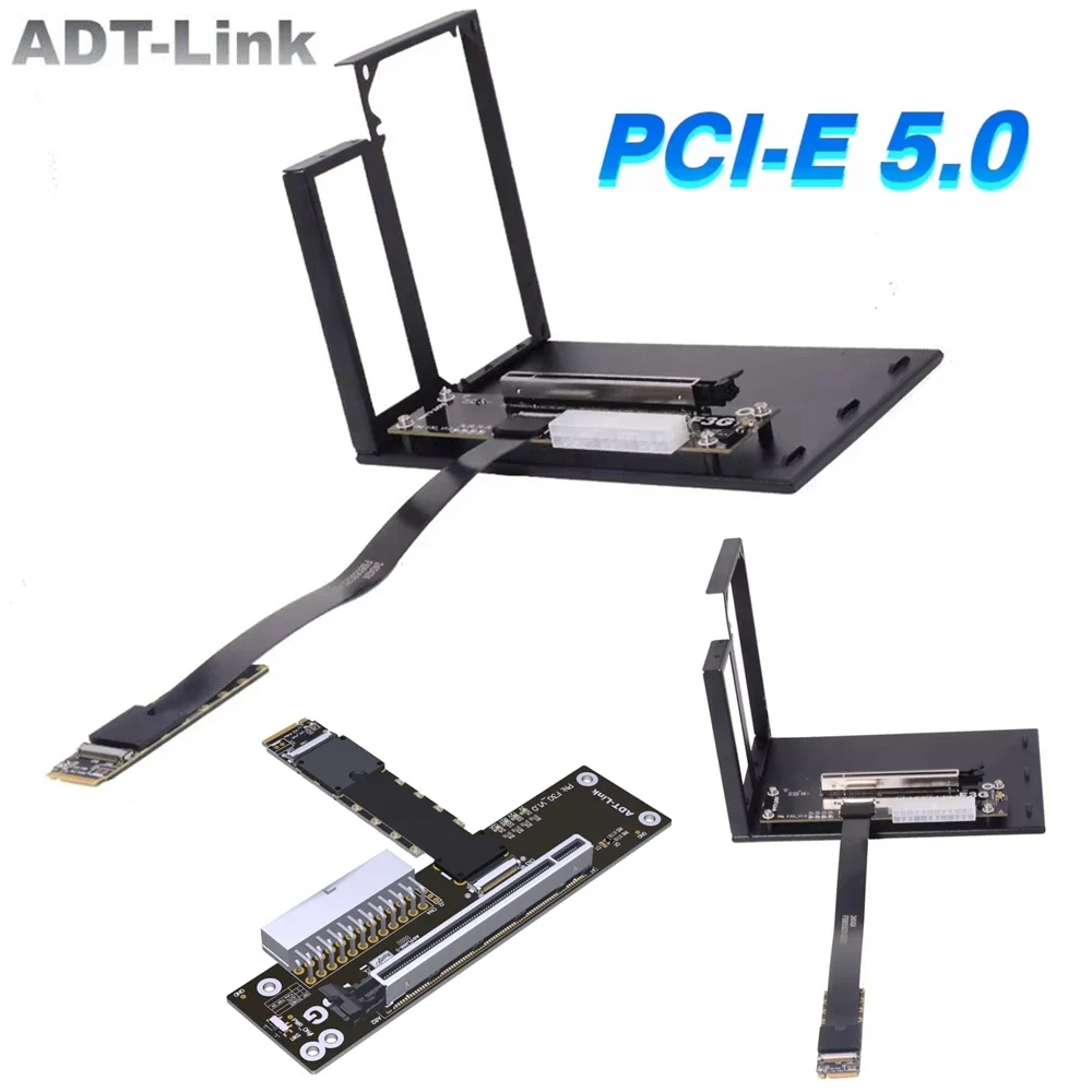 F43SG eGPU M.2 NVMe GPU Док-станция PCIe 5.0 x4 GEN 5 128 Гбит/с ПК Ноутбук для внешней