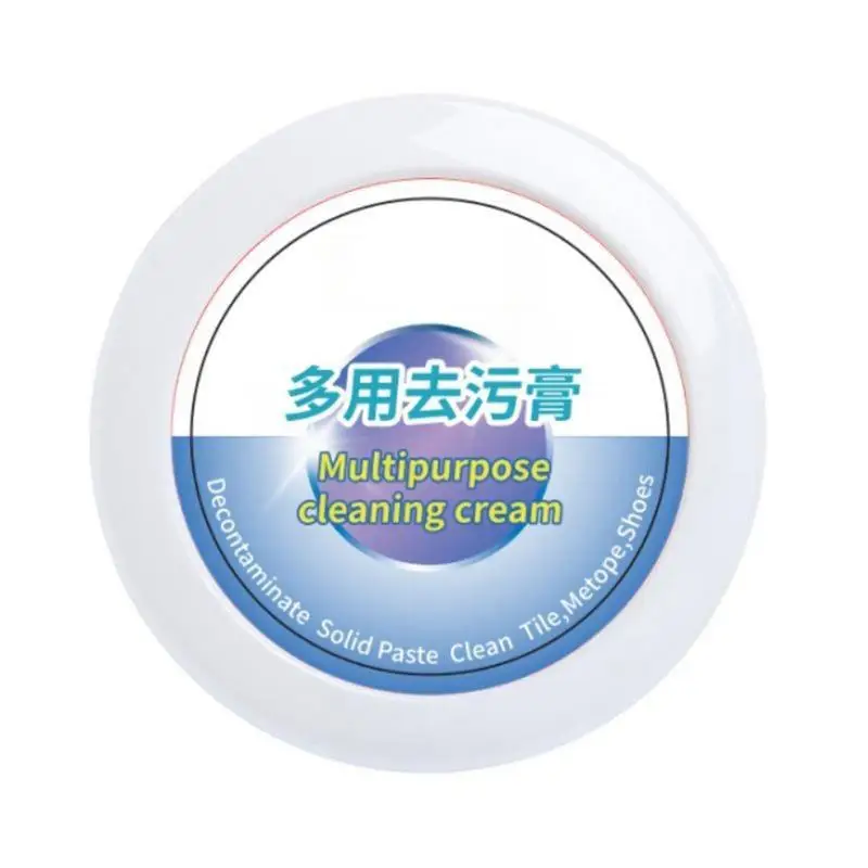 

White Shoe Cleaning Cream Shoes Cleansing Gel With Sponge Yellow Rubbish & Stain Remover Multi-Functional Decontaminate Cream