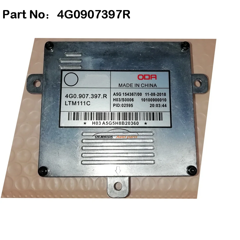 Детали для освещения 4G0907397R OEM, оригинальный модуль для освещения, оригинальный блок управления передней фарой для A6 H03 S0006