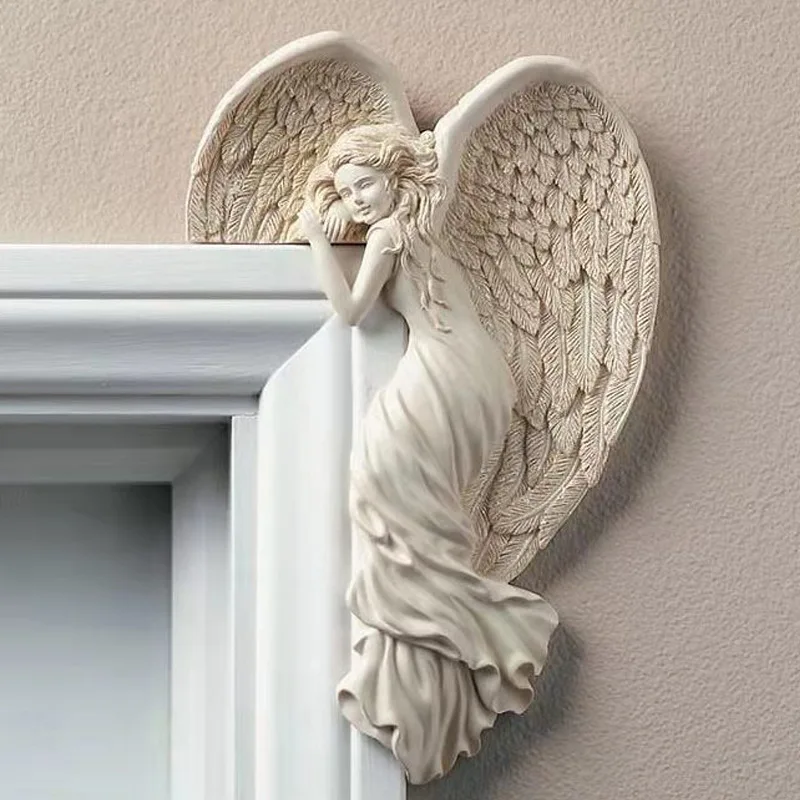 

Redemption Angel door frame decoration awakening Angel Wing Pendant door frame decoration resin pendant Decoration home decor