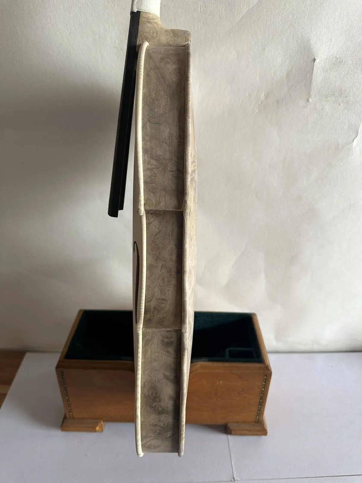 4/4 скрипка без лакировки птичий глаз Кленовая древесина задняя сторона старой