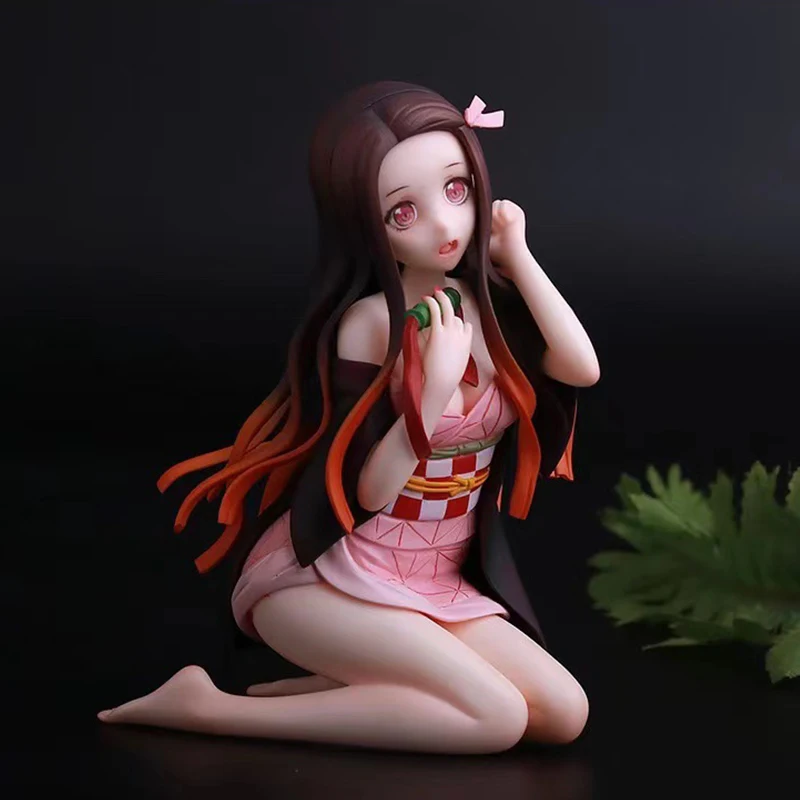 

Nezuko Shrink Mini Figure Demon Slayer Baby Kamado Kimetsu no Yaiba Nezuko Figure Model Toy Anime Demon Cute Children Toys