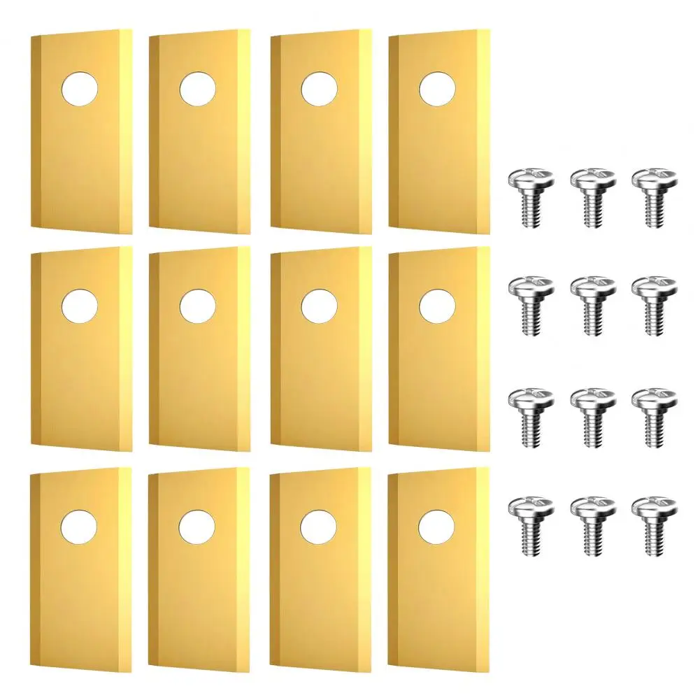 

Лезвие газонокосилки с монтажными винтами. Лезвия газонокосилки из нержавеющей стали для тяжелых условий эксплуатации. Сменные лезвия Worx Landroid