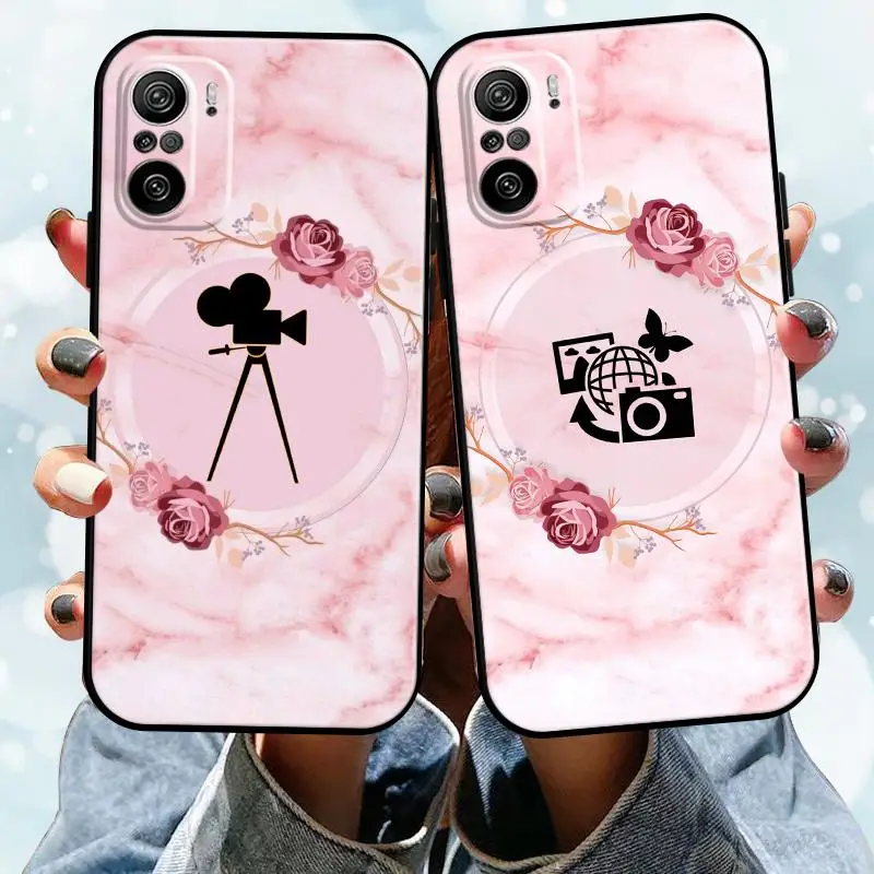 

Pink Marble Phone Case For Redmi K30 Pro K30 K40 K20 Pro Gaming Plus Qoxi Holder 2021 Vintage Android Elecom Sticker Protective