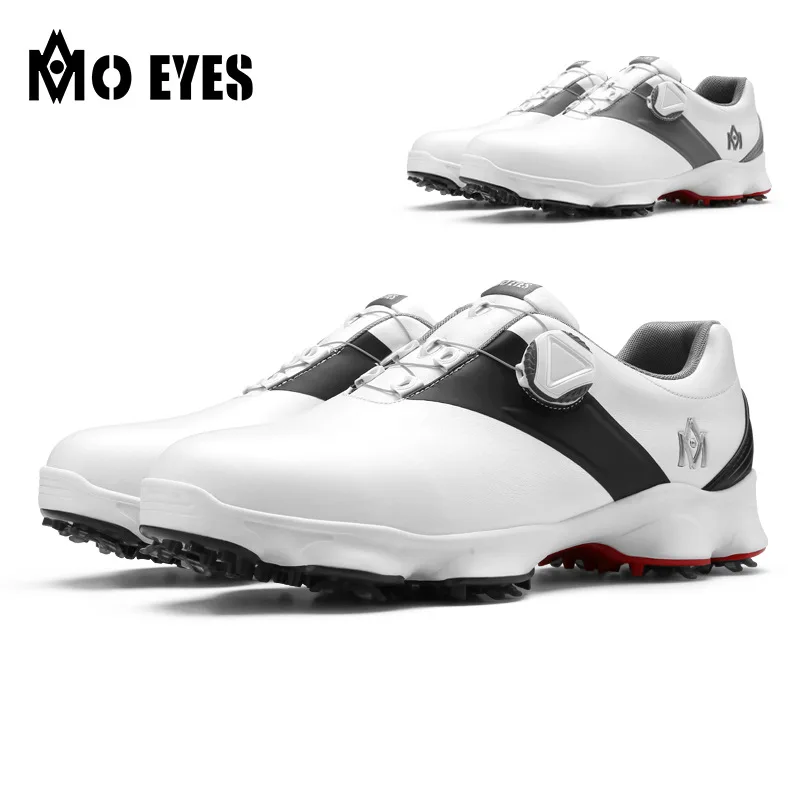 

PGM Men Golf Shoes with Removable Spikes Skid-proof Men's Waterproof Sneakers Knob Strap Sports Shoes M22XZ03