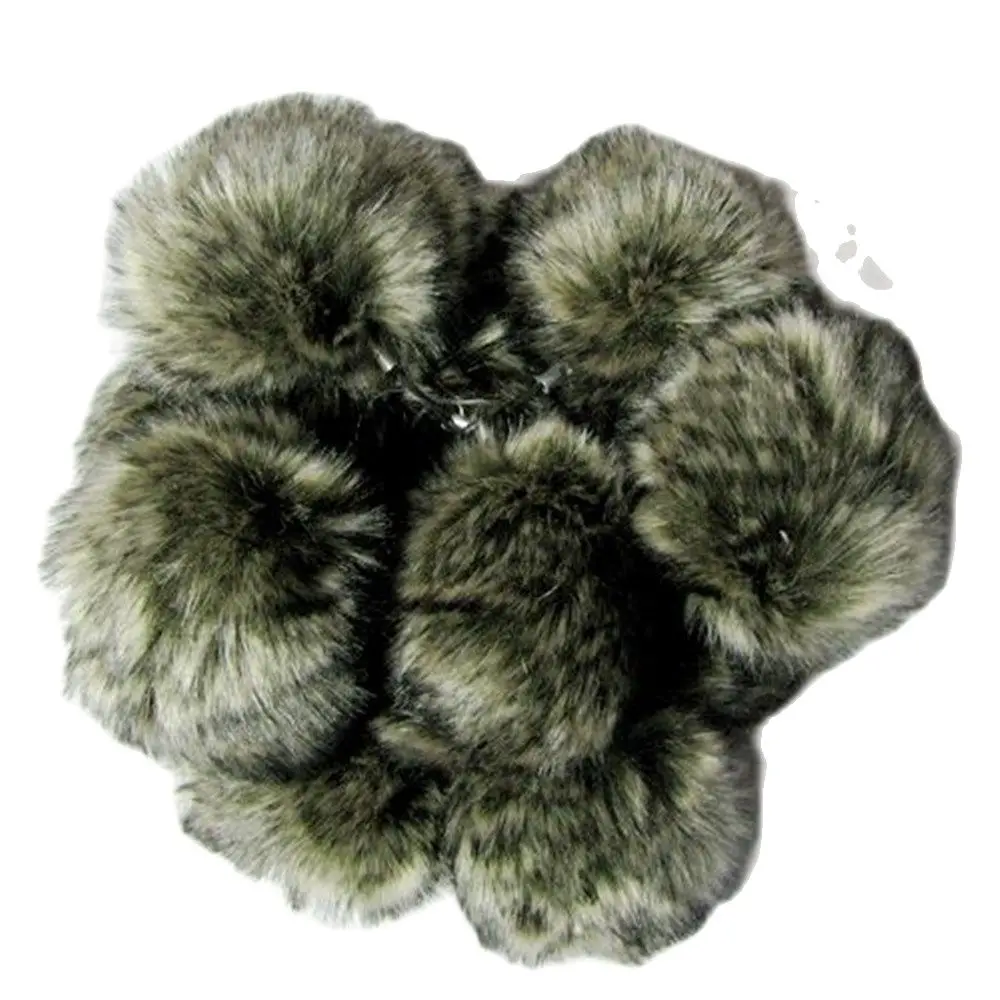 

Бесплатная доставка, шарик из искусственного меха синего цвета для телефонов, шарик из синтетического меха