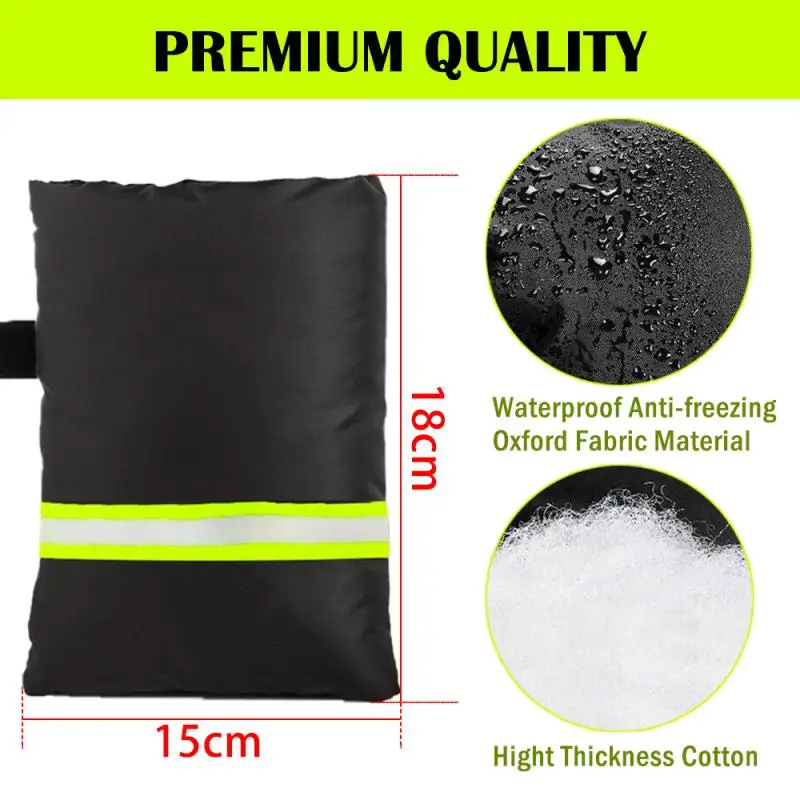 

Winter Faucet Cover Antifreeze Oxford Cloth Tap Covers Waterproof Frost Insulated Faucet Protector Home Kitchen Faucet Accessory