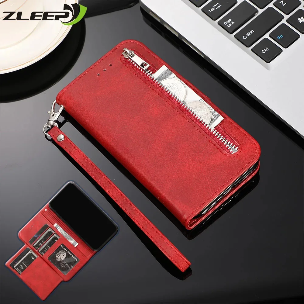 Leather Flip Case For Samsung Galaxy S22 S21 S20 FE S10 E S9 S8 Note 8 9 10 20 Ultra Plus S7 Magnetic Wallet Phone Cover Coque