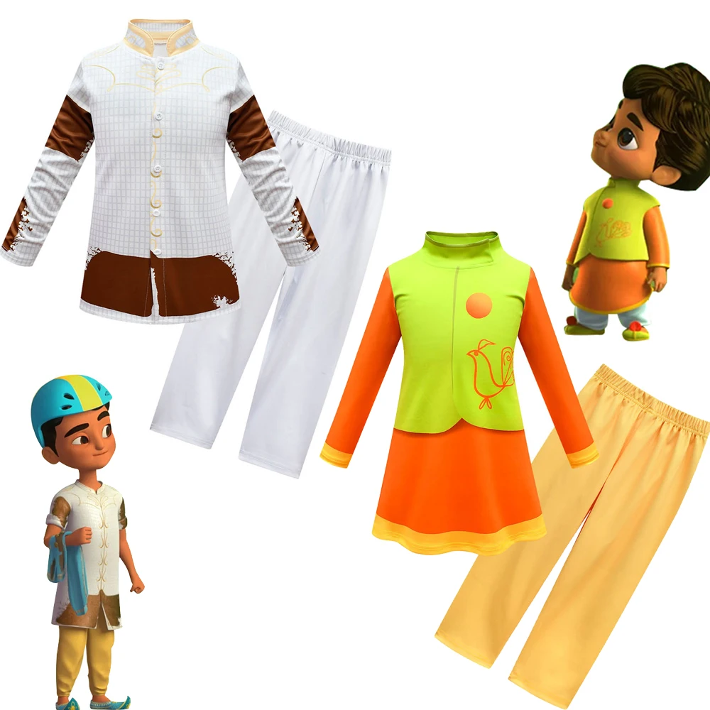 

Hot Sall Anime Charm Kids Cosplay Mira Royal Detective Costume for Boys Child Baby Cos Prince Masquerade Birthday Party Clothes