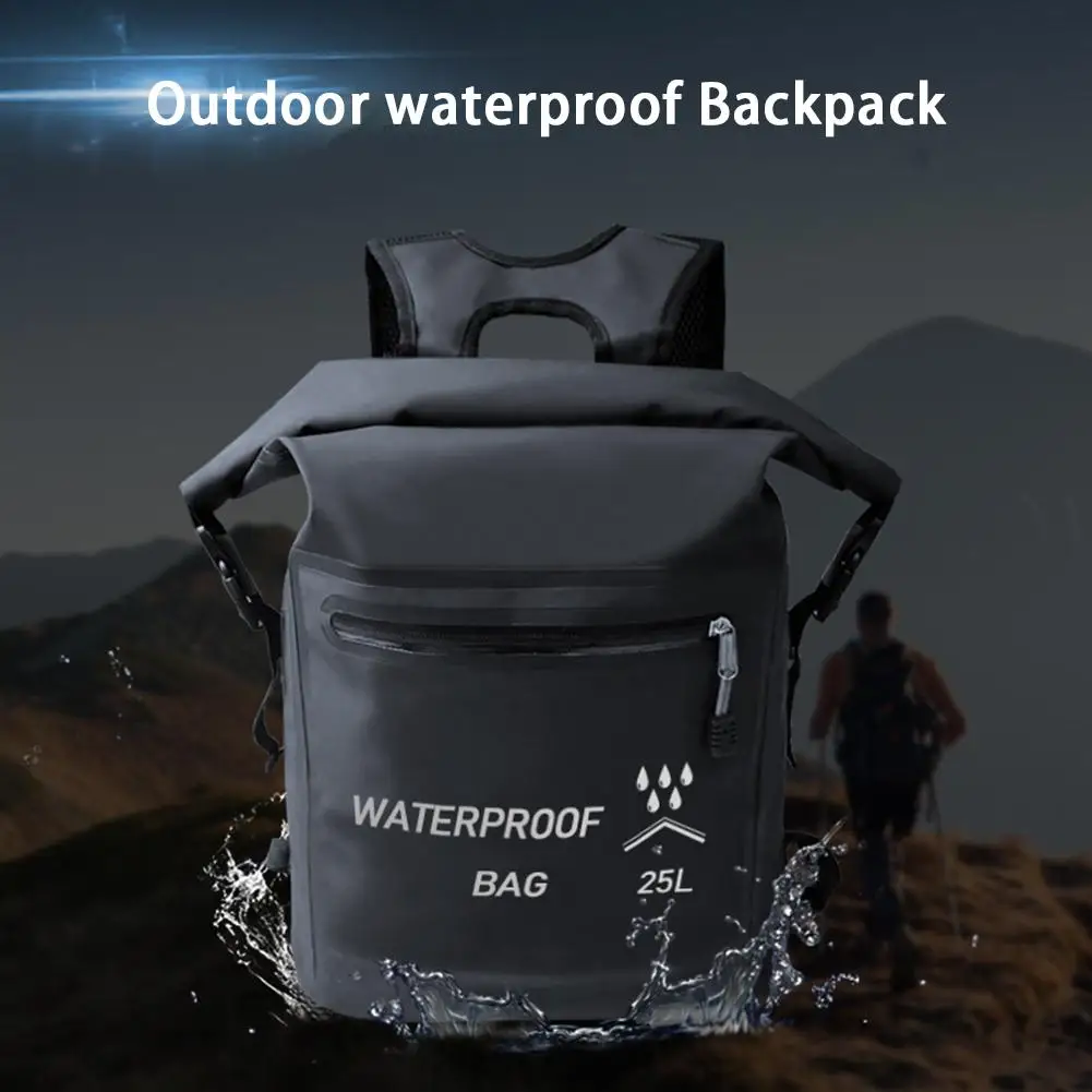 

Outdoor Storage Bag Waterproof Swimming Rafting Kayaking Trekking Floating Sailing Beach Camping Bag Backpack 25L
