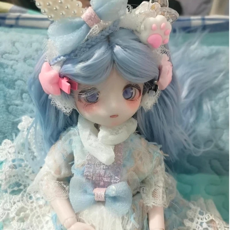 Фото Кукла Miku 1/6 BJD, милая коллекционная фигурка ручной работы, настраиваемая, аниме-атрибутика, настольное украшение, подарок на день рождения №1