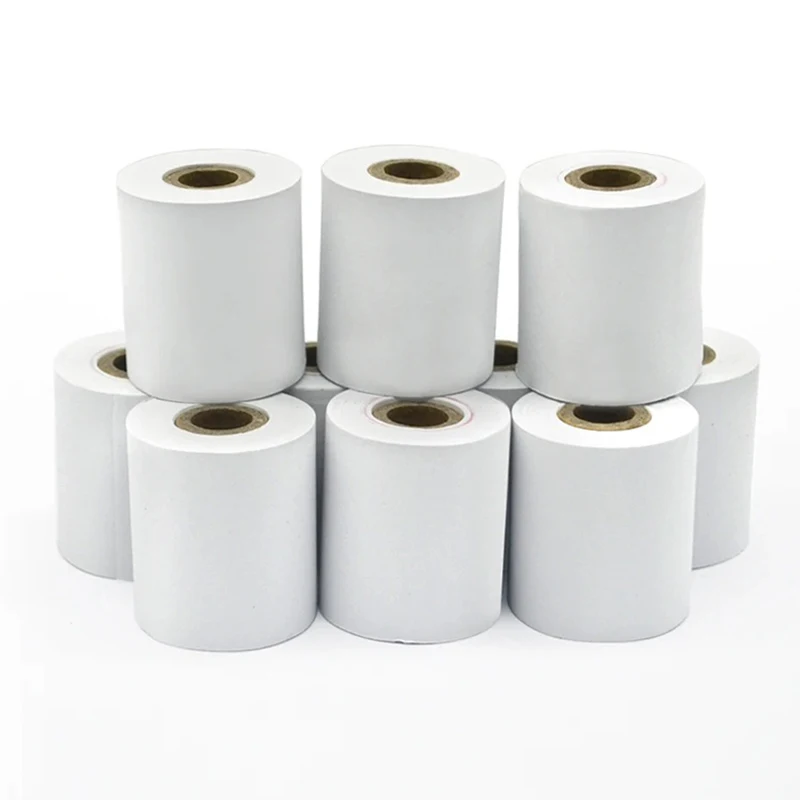 1Roll ERC-09 ERC09 White Blank Regular Printer Paper Roll for use in Fit For Epson M160 M180 M190 M191G M163 M164 M181 M182