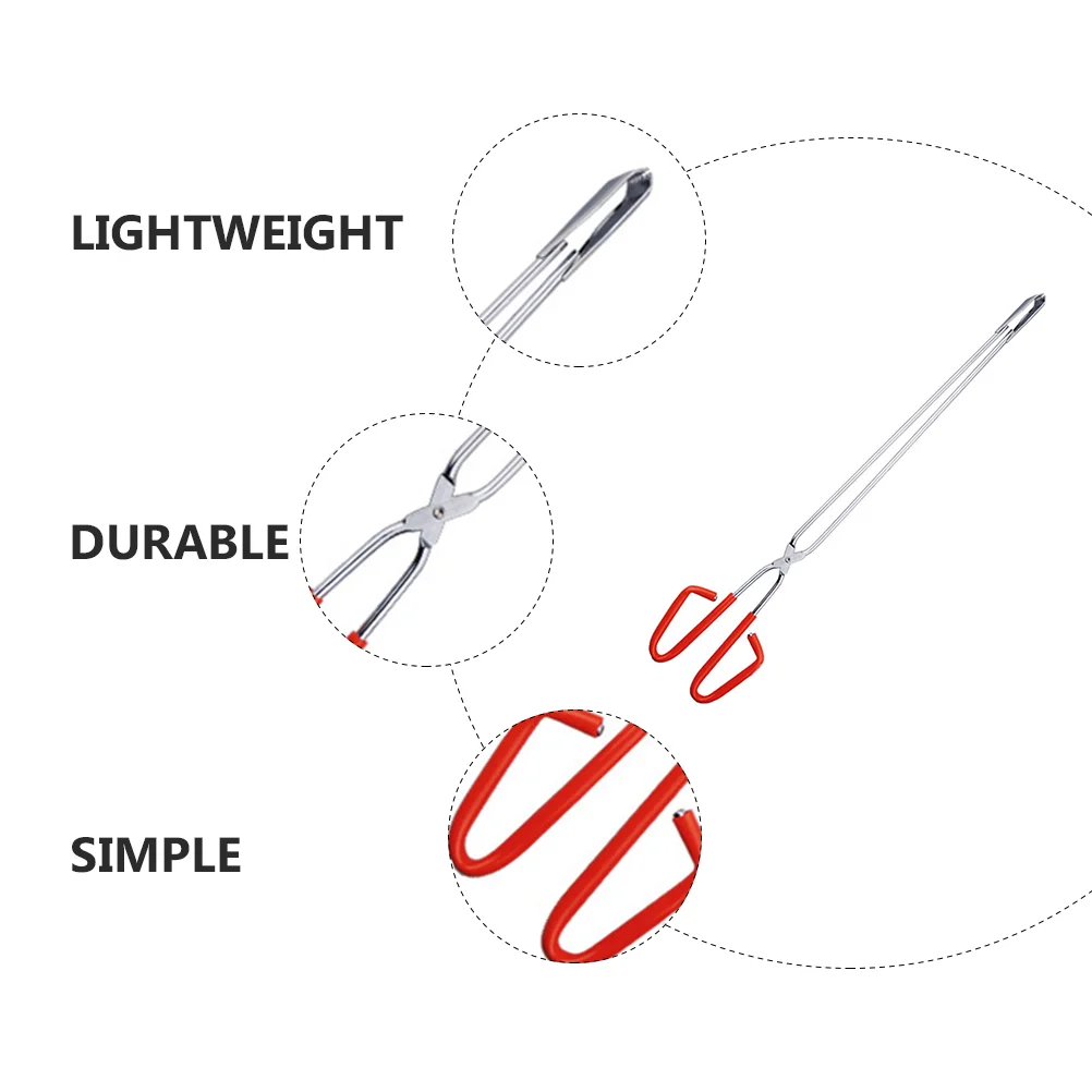 

Grabber Tongs Tong Tool Trash Garbage Picker Scissor Reacherpick Litterclip Firewoodwaste Fireplace Gripper Log Claw Charcoal