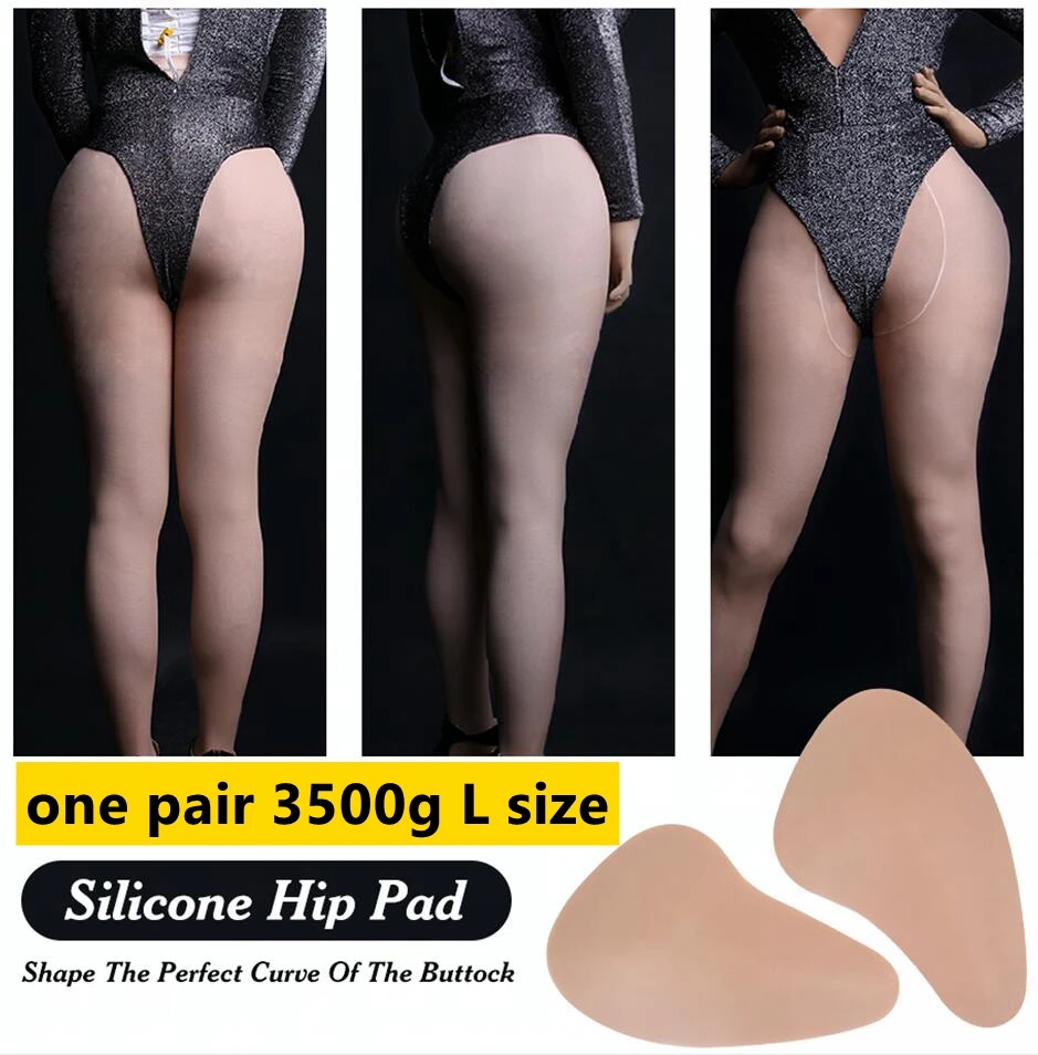 

6G L size Hip Pad Enhance Hip Sexy Silicone Pad Buttock Women Sexy Butt Thigh Shaper Silicone Padding For Crossdresser Shemale