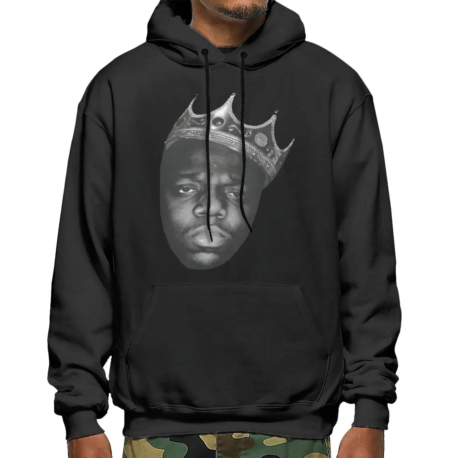 

Мужской свитшот с капюшоном, черный свитшот большого размера с капюшоном в готическом стиле, 2019