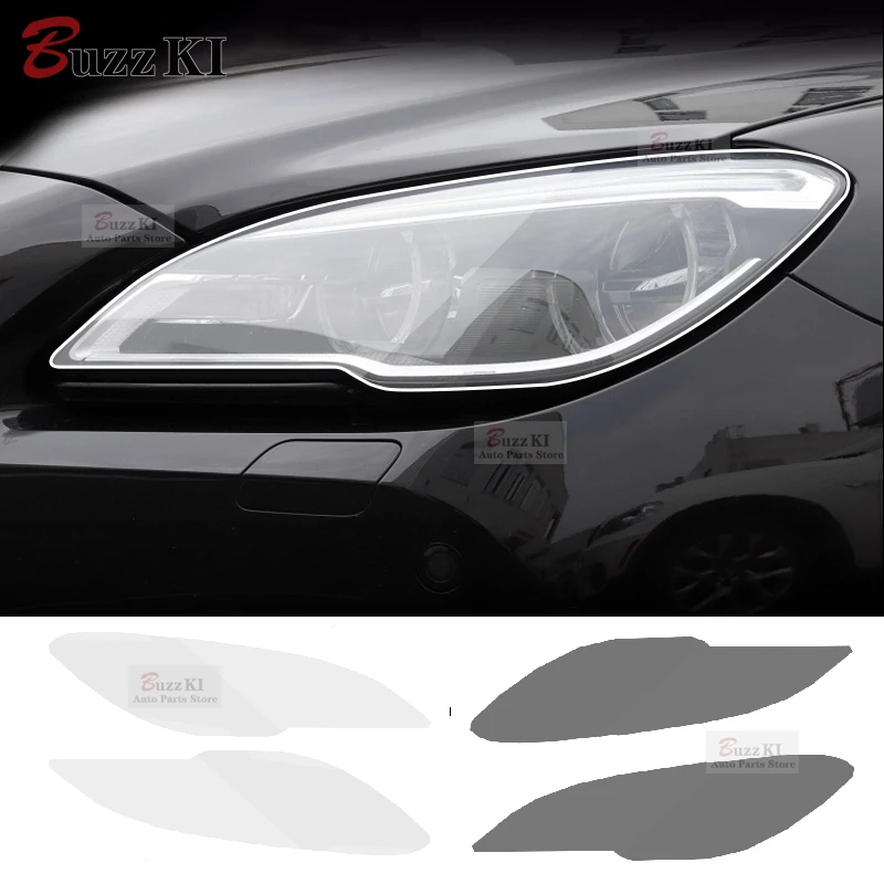 Для BMW G32 Series 6 2015-2021 защита от царапин на фару наклейка с носорогом передняя фара