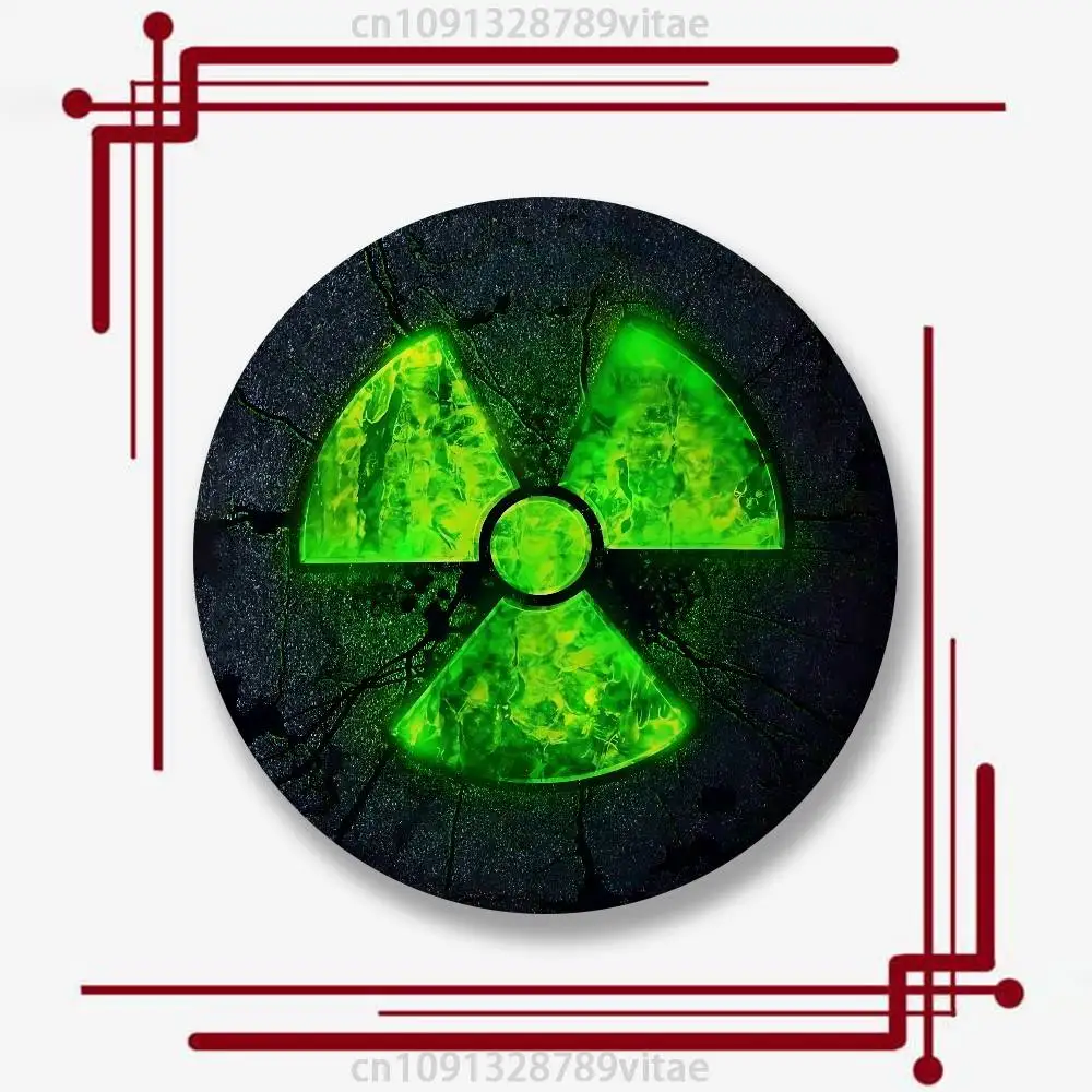 Фото Значки Umbrella Corporation Biohazard Nuclear, 58 мм, милые мультяшные значки ручной работы, броши для рюкзаков, аксессуары, украшения, подарки №5