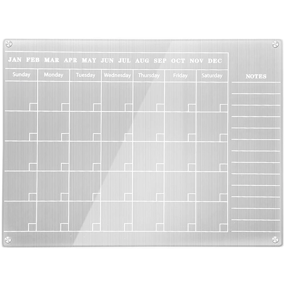 

Acrylic Dry Erase Board Calendar Fridge Clear Planning Magnetic White Practical Transparent Memo Pad Calendars Advent