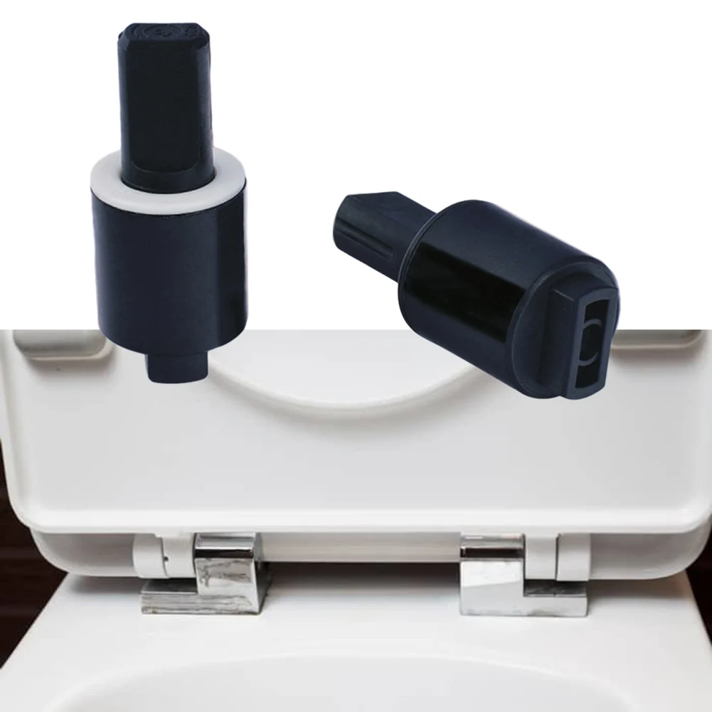 

2pc Toilet Seat Hinge Flush Toilet Cover Mounting Connector Plastic Toilet Lid Hinge Mounting Fittings Slow Drop Connector