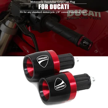 Motorcycle Handlebar Grips Cap Plug For Ducati 400 620 695 696 796 821 MONSTER 899 959 1199 1299 Panigale 848 /EVO 1198/S/R