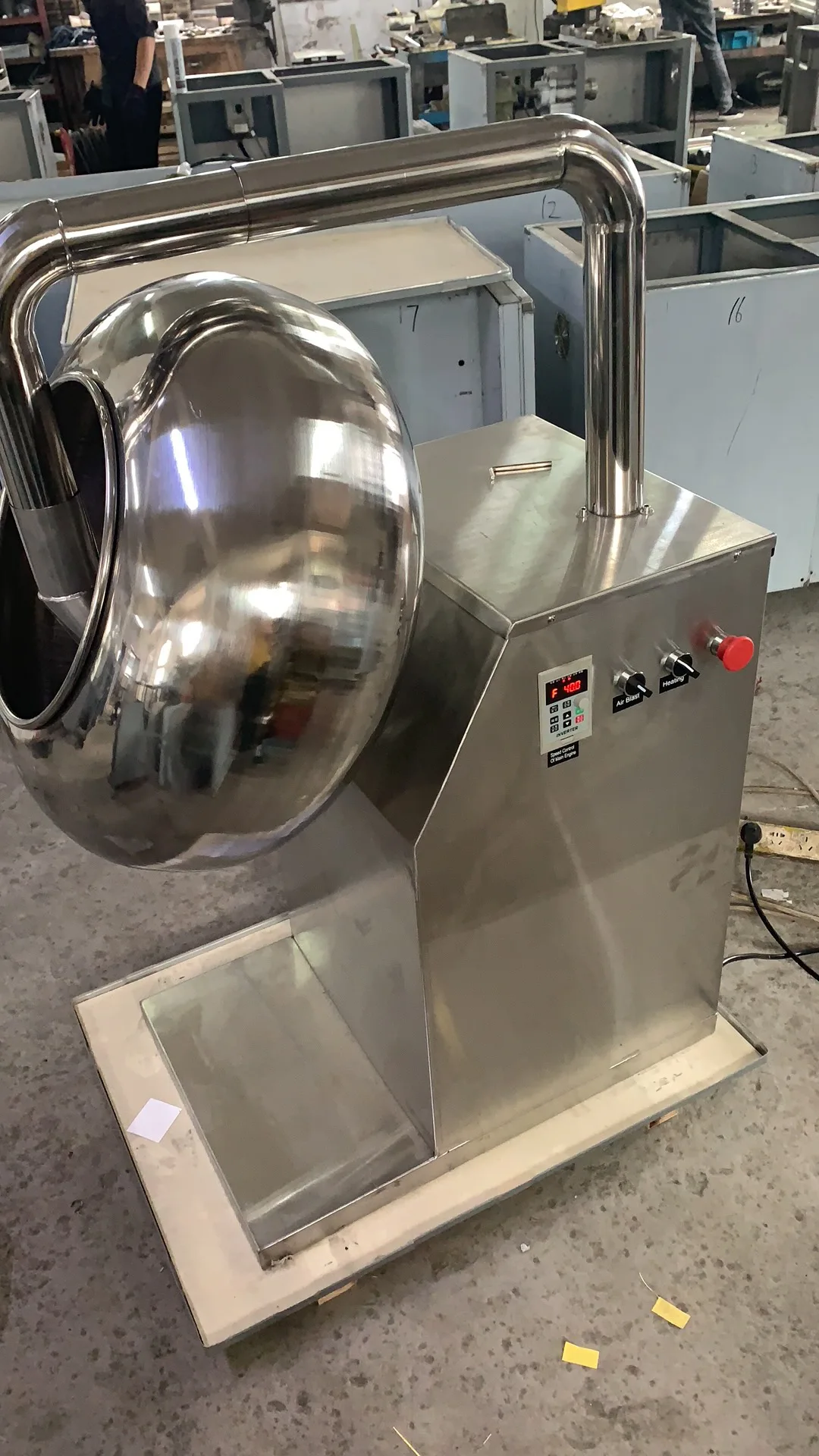 Машина для конфет машина нанесения покрытий маслом и сахаром/шоколадом покрытия