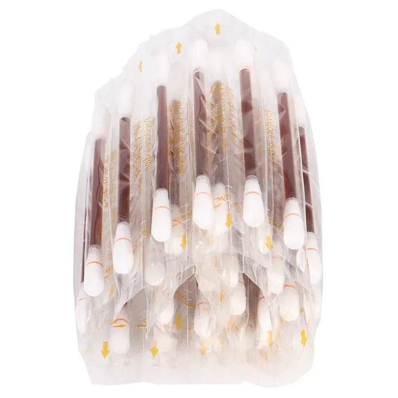 

50pcs Double Head Disposable Emergency Cotton Stick Iodine Swab Home Outdoor First Aid Kit Cleaning Supplies