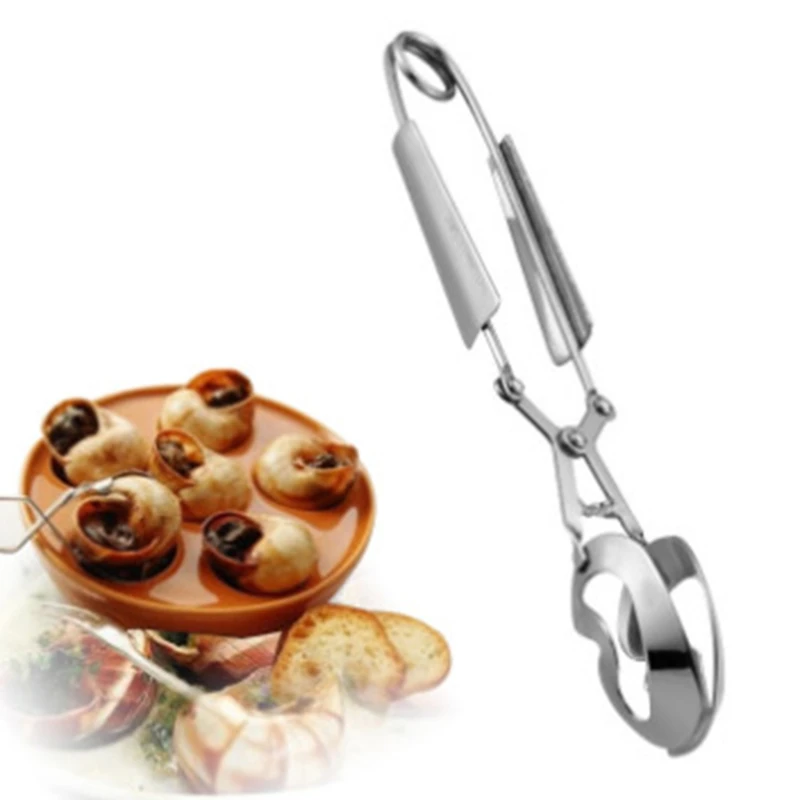 

Зажим для морской еды с улиткой, ажурная головка из нержавеющей стали, прибор для приготовления пищи, посуда, клипса для отеля, кухни