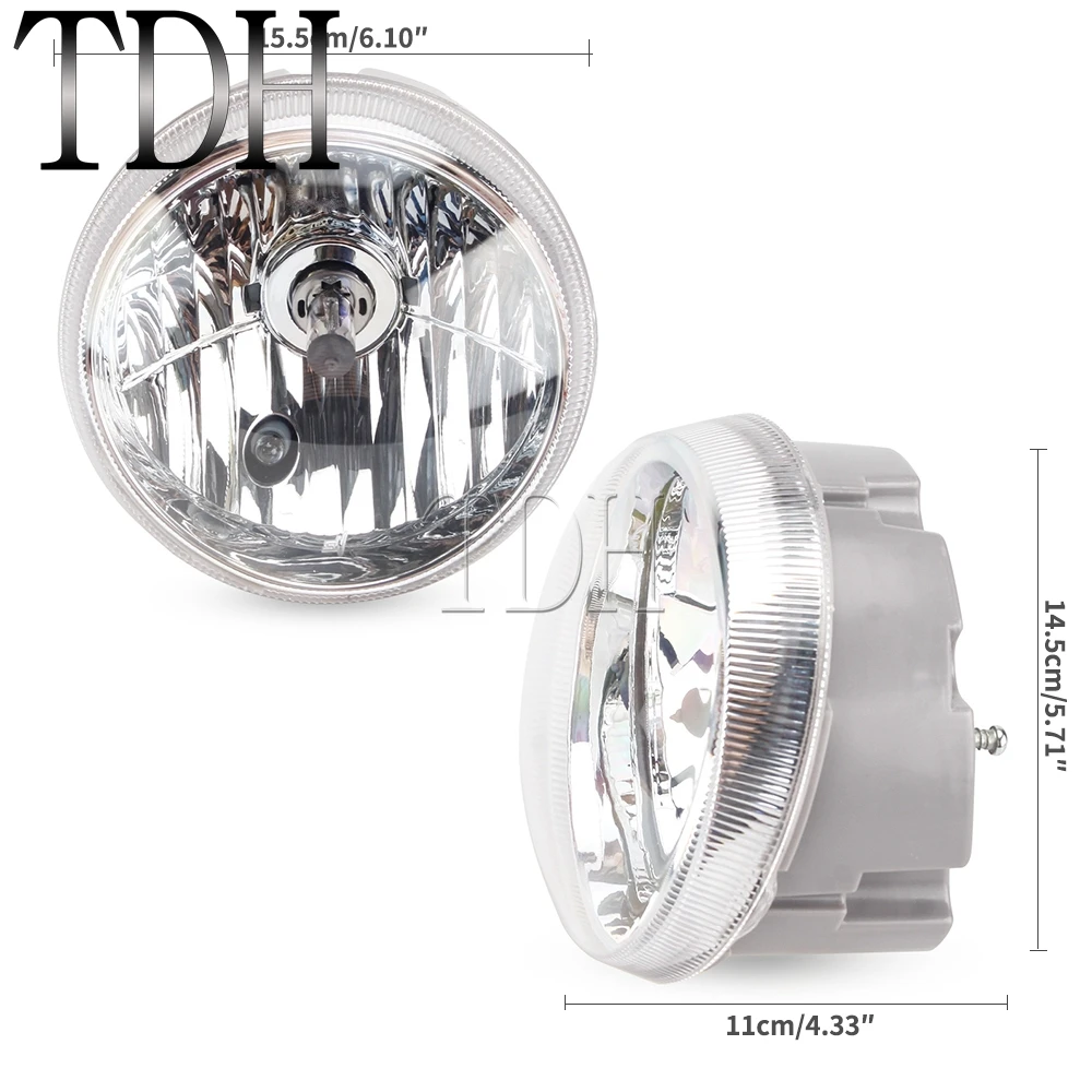 Круглые стеклянные светодиодные фары W2.1x9.5d запасная передсветильник фара P43T для