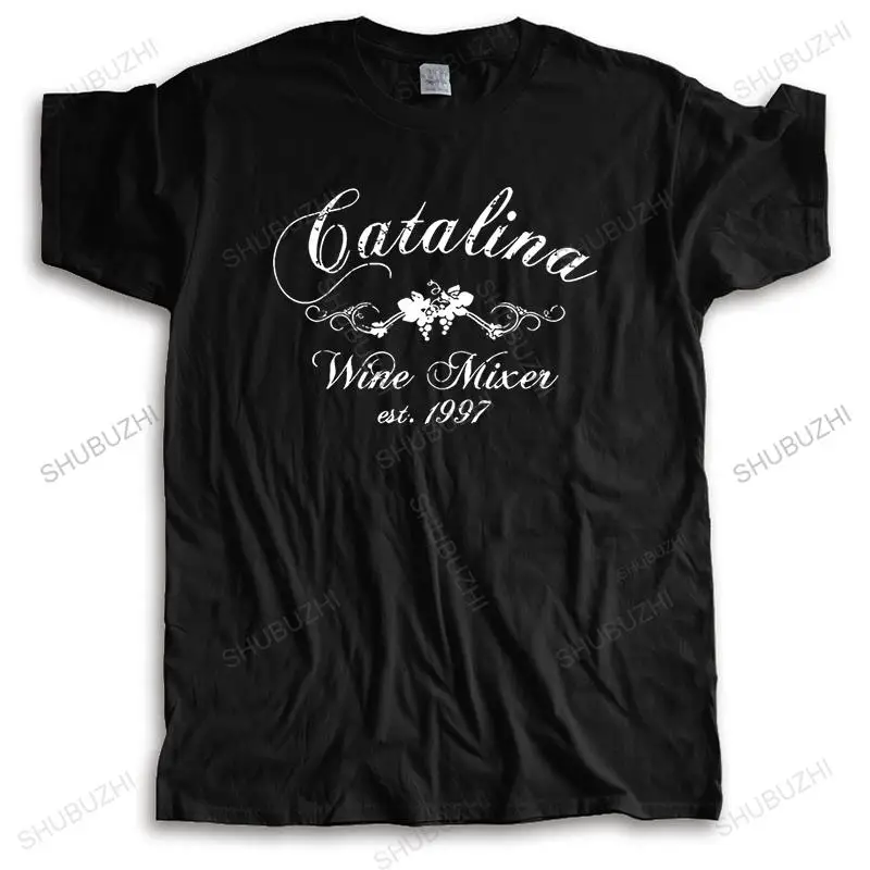 

Summer mens High Quality tshirt Brand Clothing The Catalina Wine Mixer printing tee-shirt for men streetwear black t-shirts gift