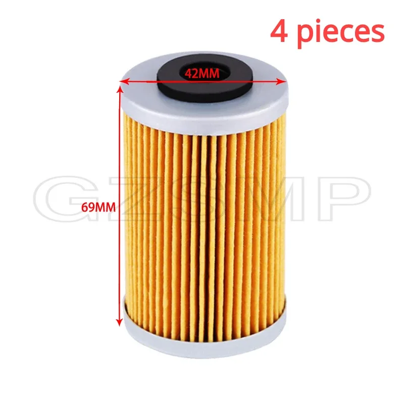 2/4/8 шт. масляный фильтр мотоцикла подходит для 125 200 250 390 Duke/RC 620 640 690 Duke 250 400 450 EXC 400 450 520 525 SX