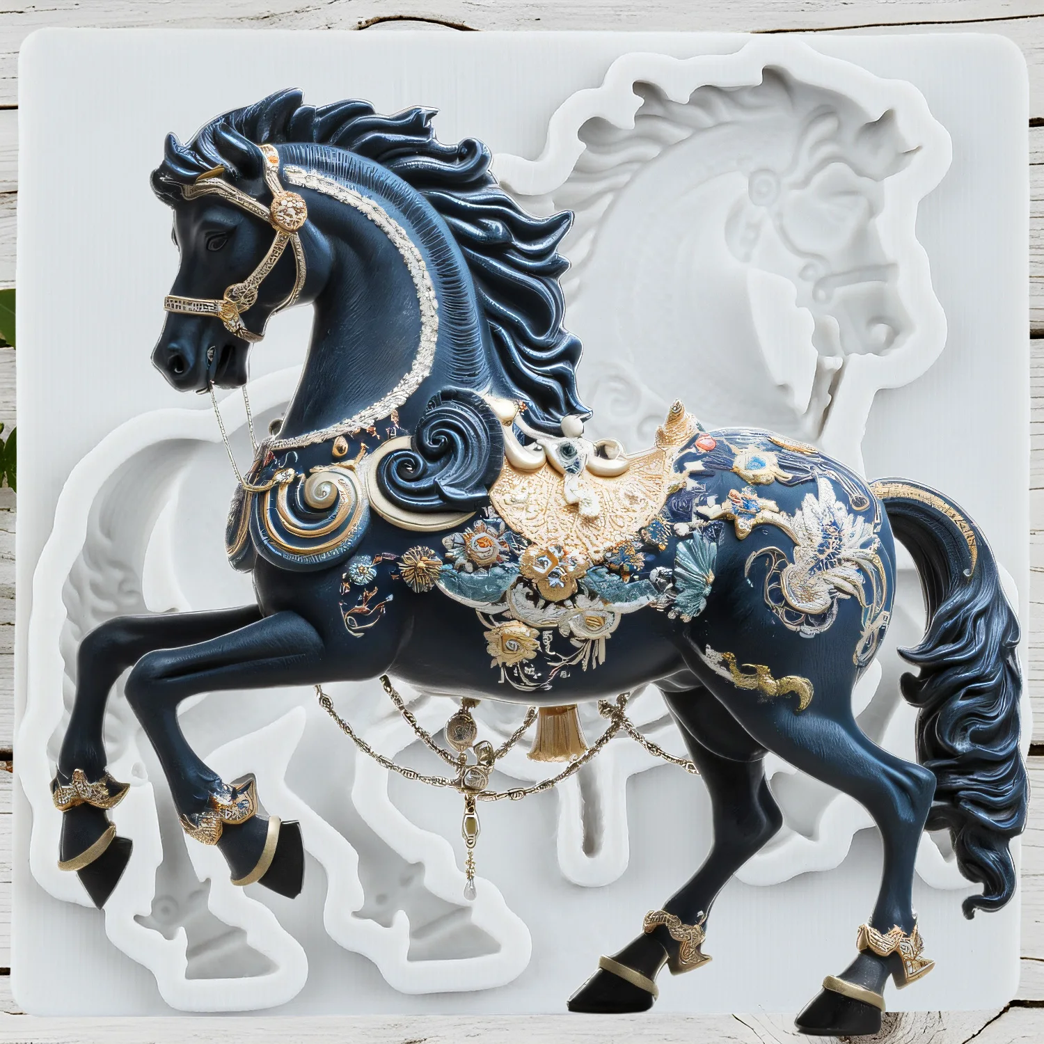 Силиконовые формы для торта с изображением лошади