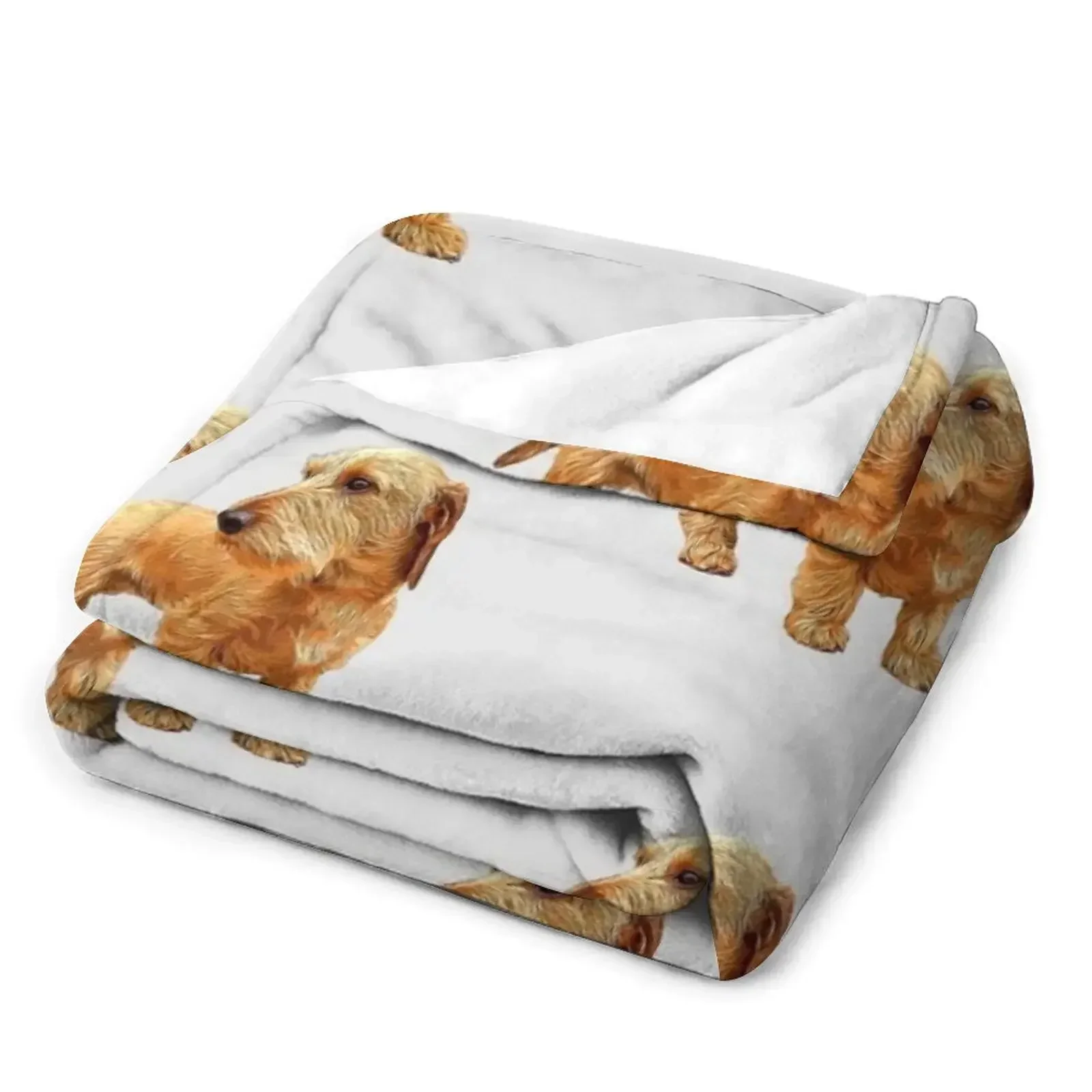 Красная красота из проволоки таксы! Плед-кровать Модный флярный плед на диван