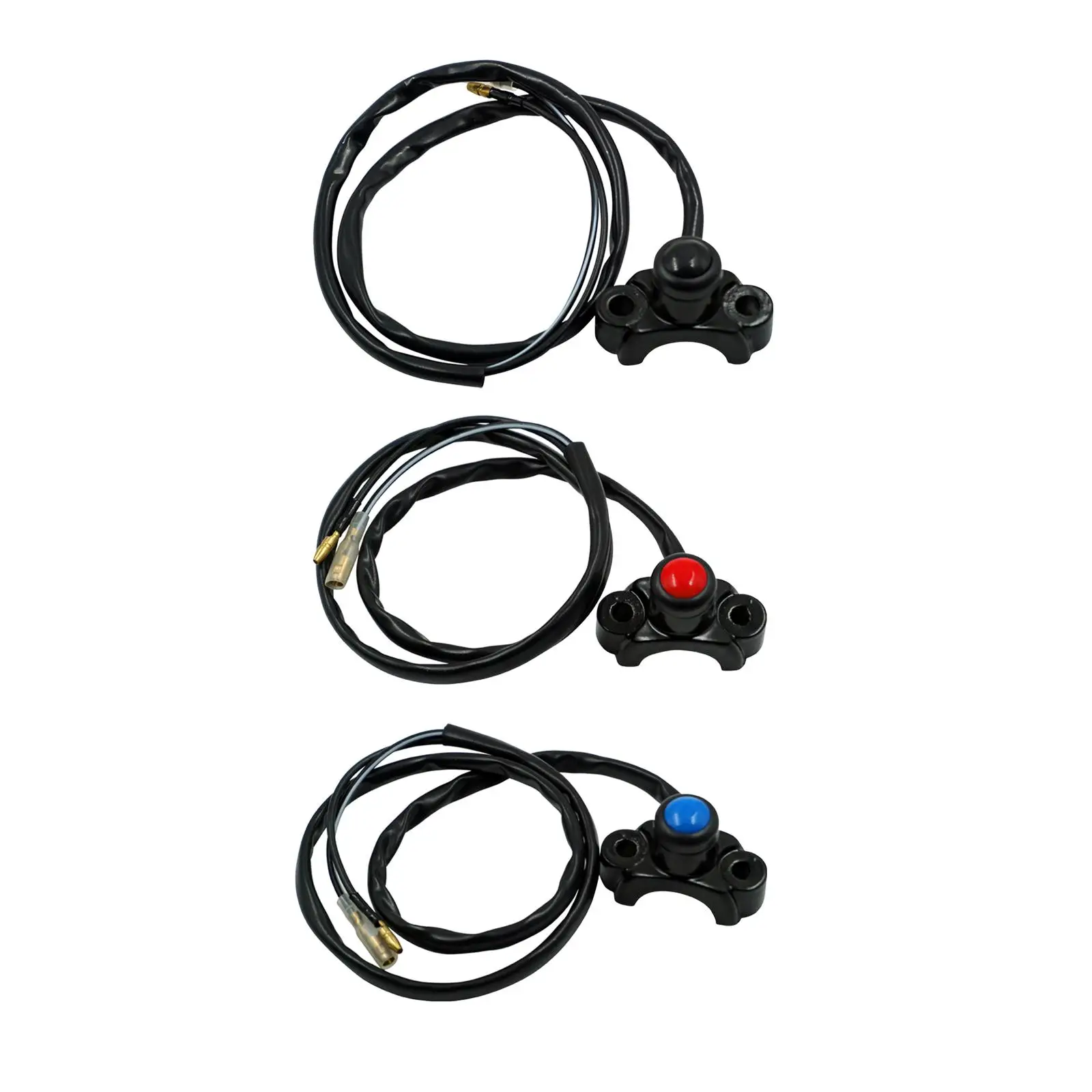 

22mm 7/8in Motorcycle Handlebar Switch Rustproof Aluminium Alloy Replacement Toggle Switch on Off Switch for Fog light