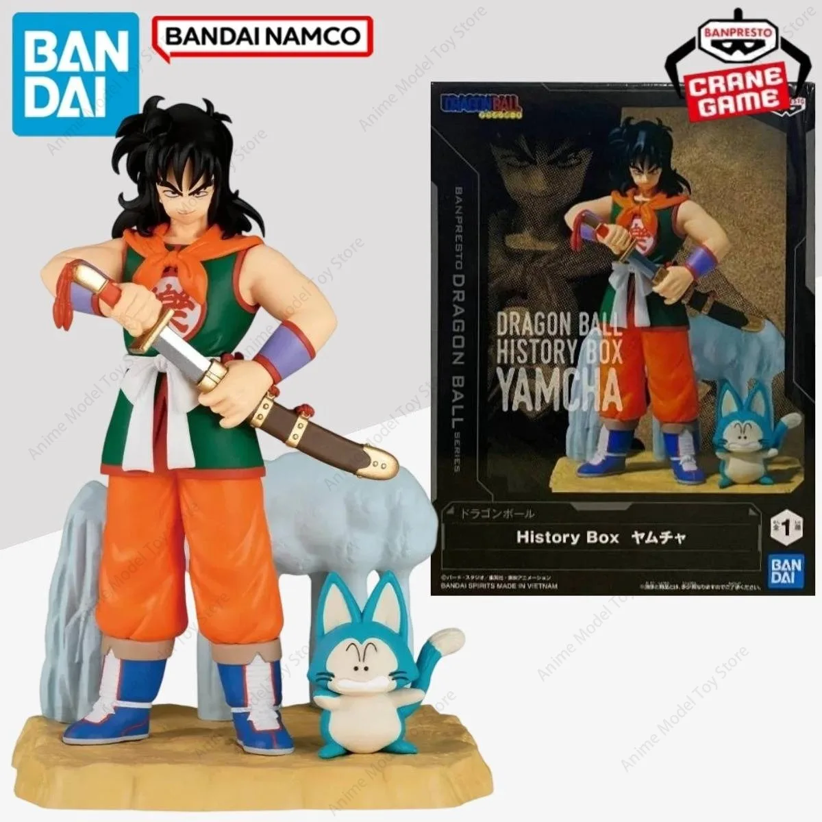 Фото Оригинальные фигурки Bandai в наличии: Коллекционный набор Banpresto Dragon Ball History Box с Ямчой и Пуаром, аниме-модели, игрушки, подарки на праздники №1