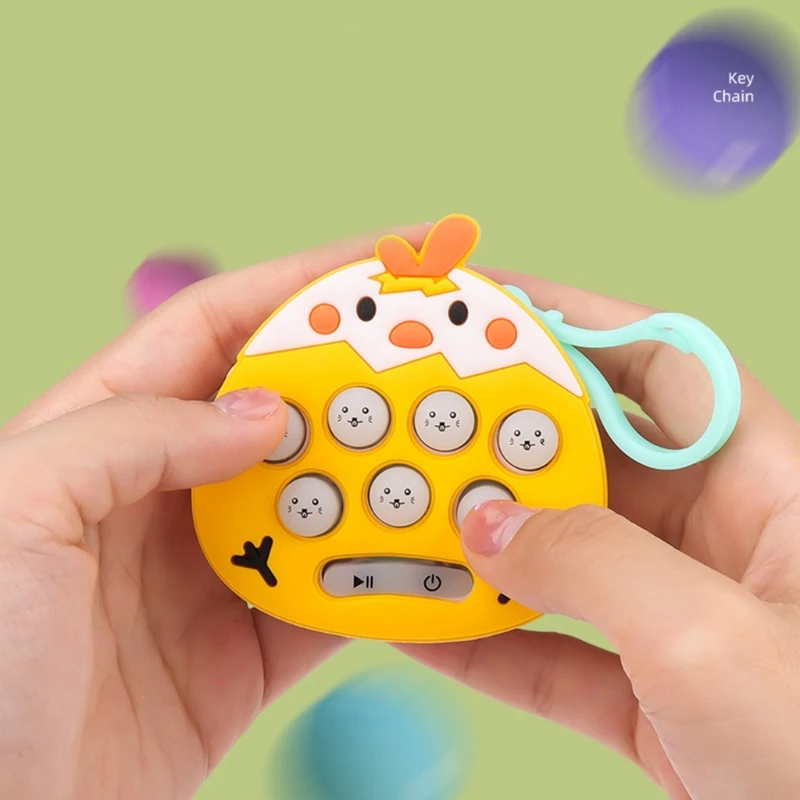 Портативная игровая консоль брелок встроенная игрушка сенсорная подвижная