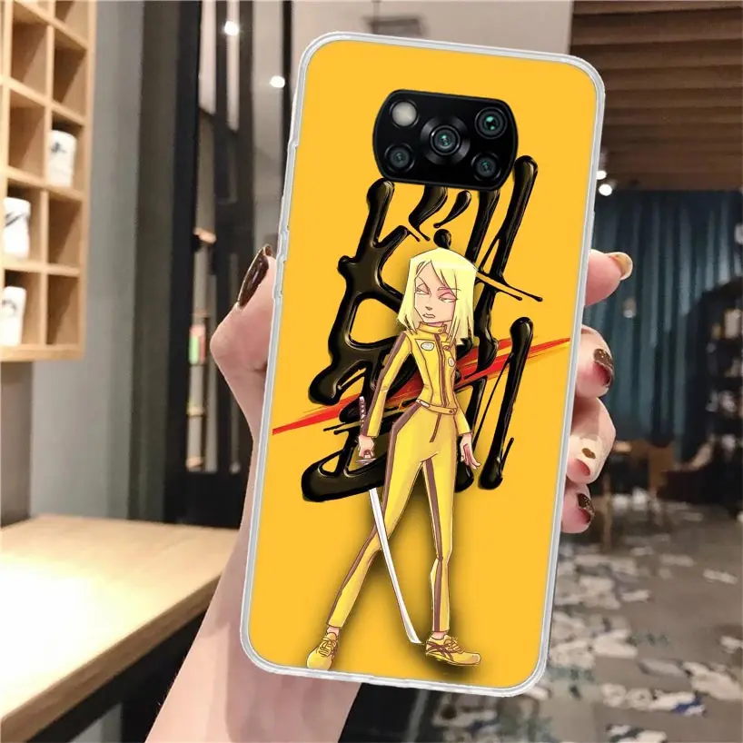 Мягкий чехол для телефона Kill Bill Xiaomi Poco X3 X5 X6 X7 Pro X4 NFC F6 F5 M5S M4 M3 F4 Gt F3 X3NFC F6Pro Fundas Cover
