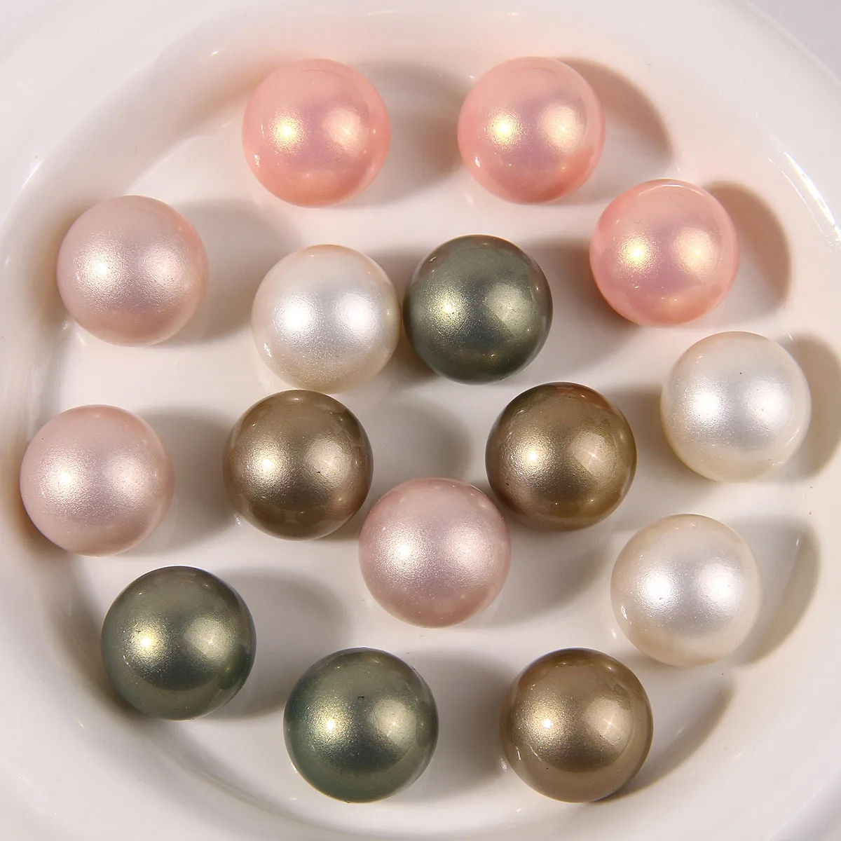 5 шт. Корейская версия темпераментных круглых бусин для хлеба с паром жемчужные