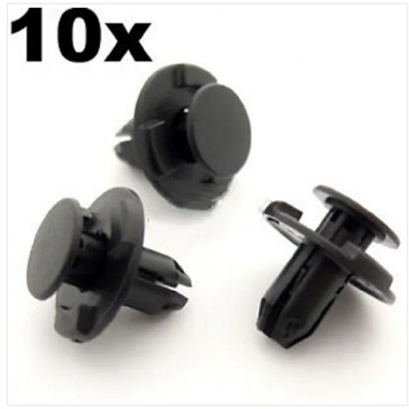 

10x 8mm Hole, Wheel Arch Liner Clips, Plastic Trim Clips for Inner Wing- For Subaru