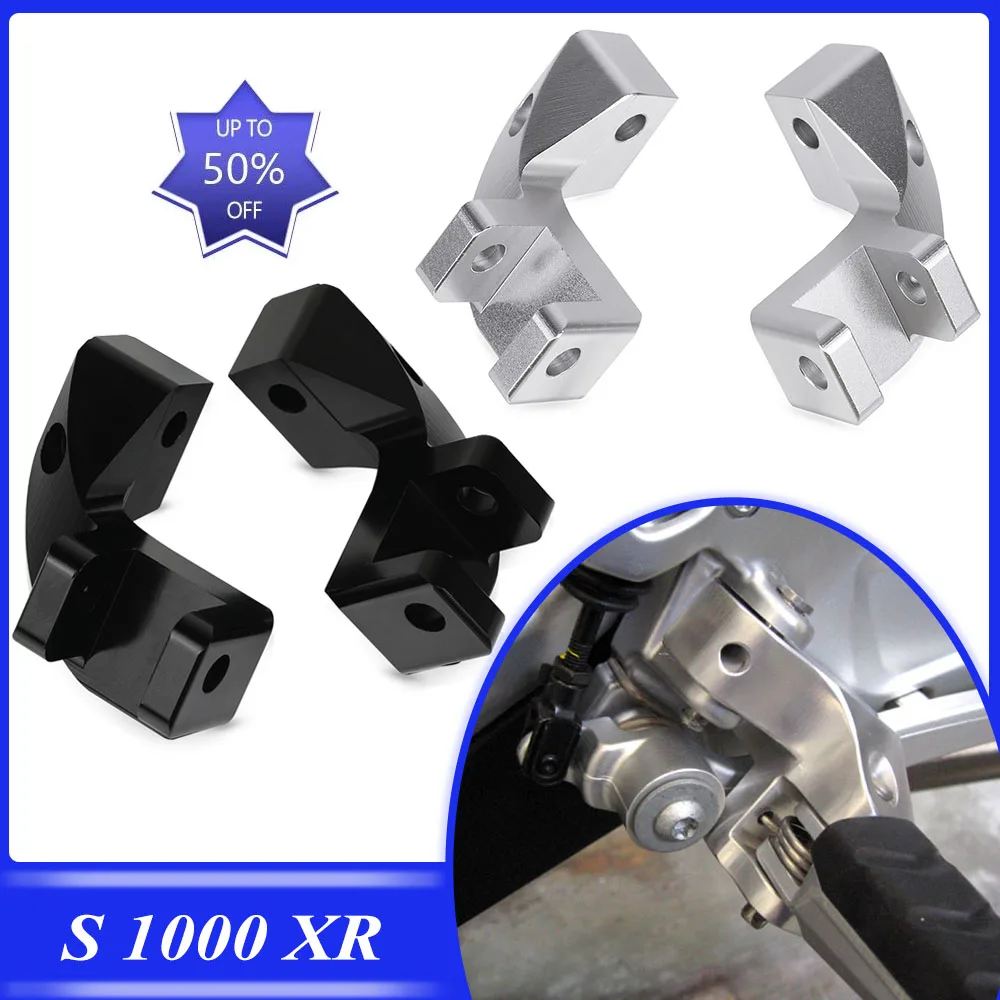 

CNC Motorcycle Accessories Foot Peg Passenger Footrest Lowering Kit For BMW S1000XR S1000 XR S 1000 XR 2015 2016 2017 2018 2019
