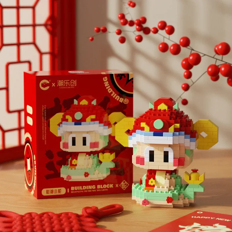 Блочный конструктор в виде змеи ассортименте