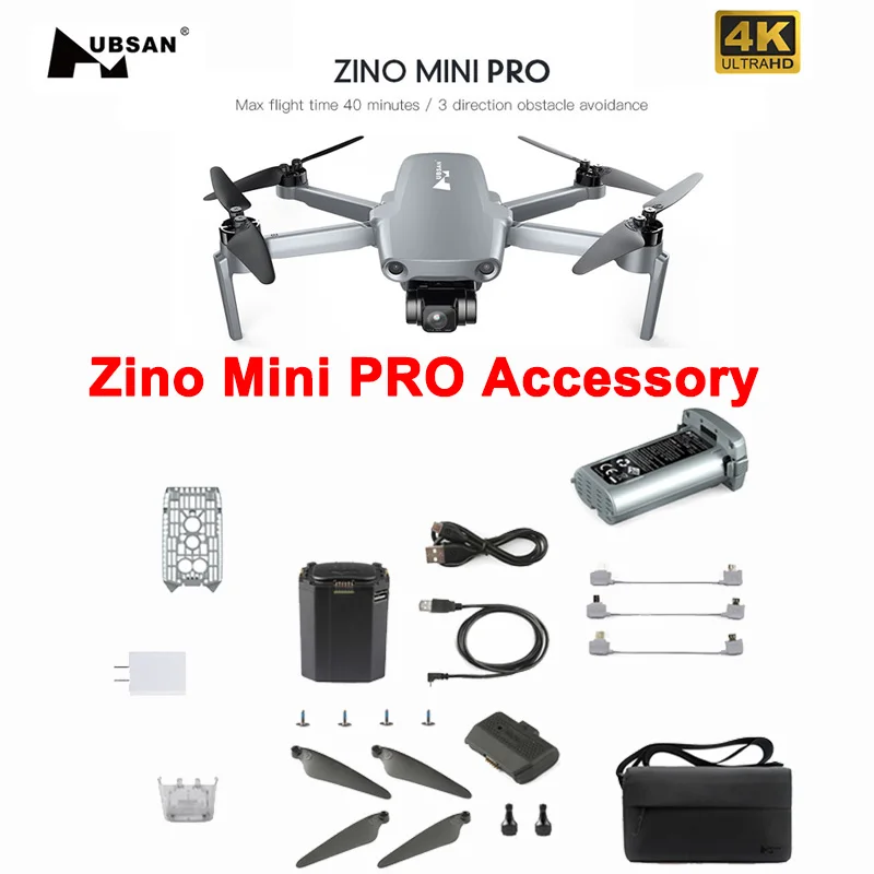 

Hubsan Zino Mini Pro Original Spare Part Propeller Maple Leaf A B Blade Balance Charger Carrying Bag Transfer Cable Accessory