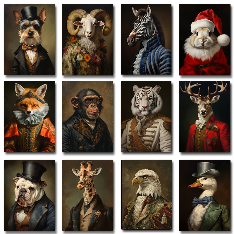 Викторианское животное искусственное лиса тигр олень Зебра овечка жираф утка