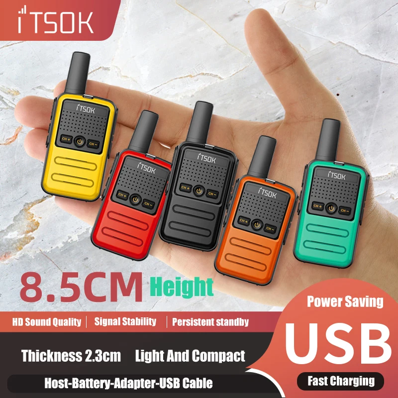 2pcs Mini Toy 1~5 Km UHF Gift Two Way Transceiver 1S 2S  Tablet Colorful Fuselage New Kids Talki Walki Walkie Talkie Radio
