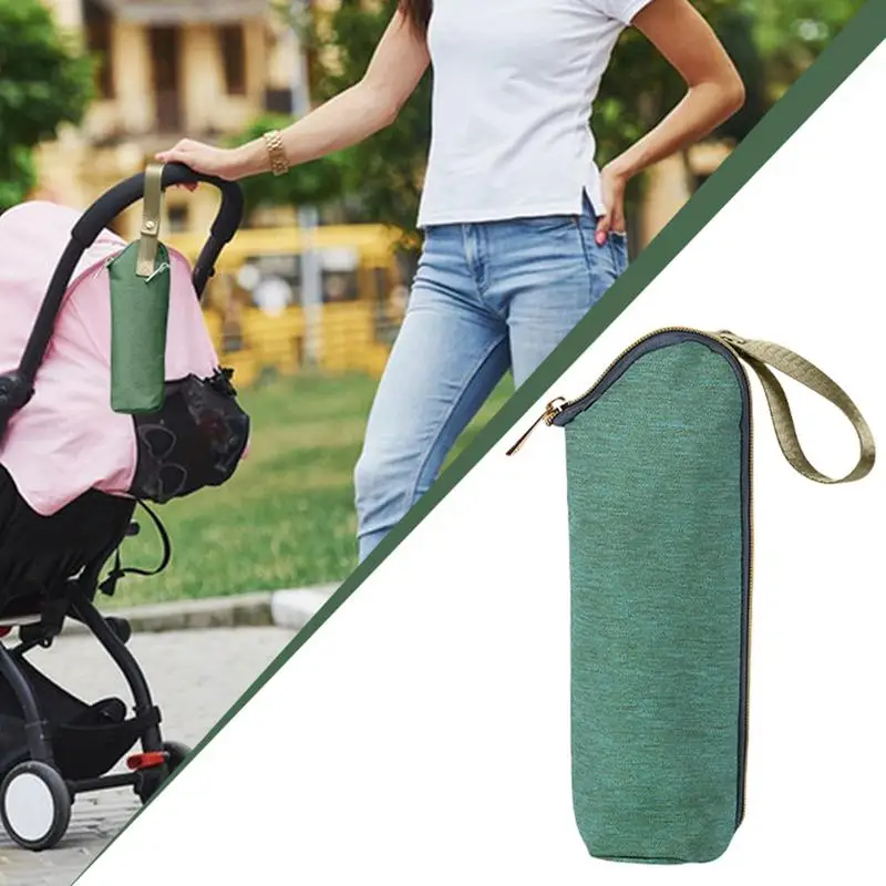 Теплый чехол для детской бутылочки изолированная сумка-холодильник грудного