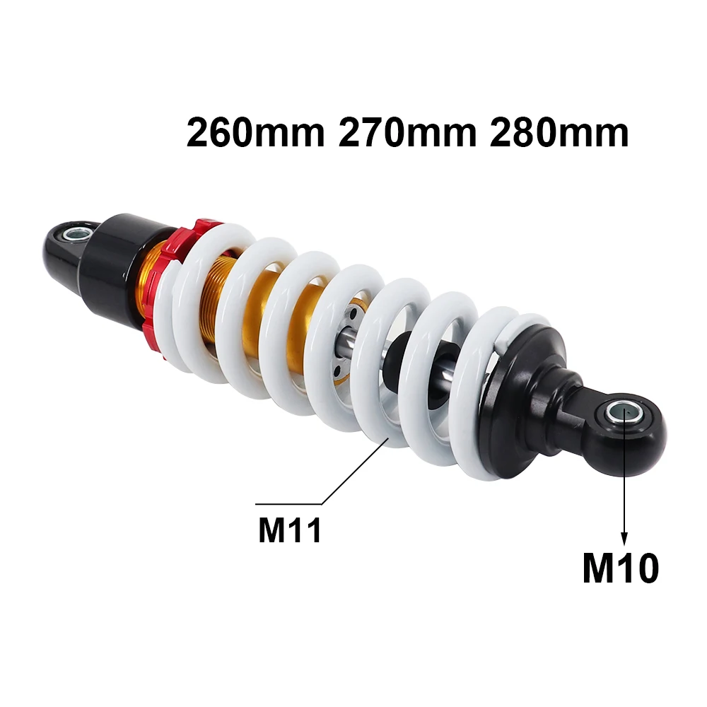 

260mm 270mm 280mm Shock Absorber Rear Suspension Suitable For 110cc-125cc ATV Dirt Pocket Bike Quad Bike Motorcycle Parts