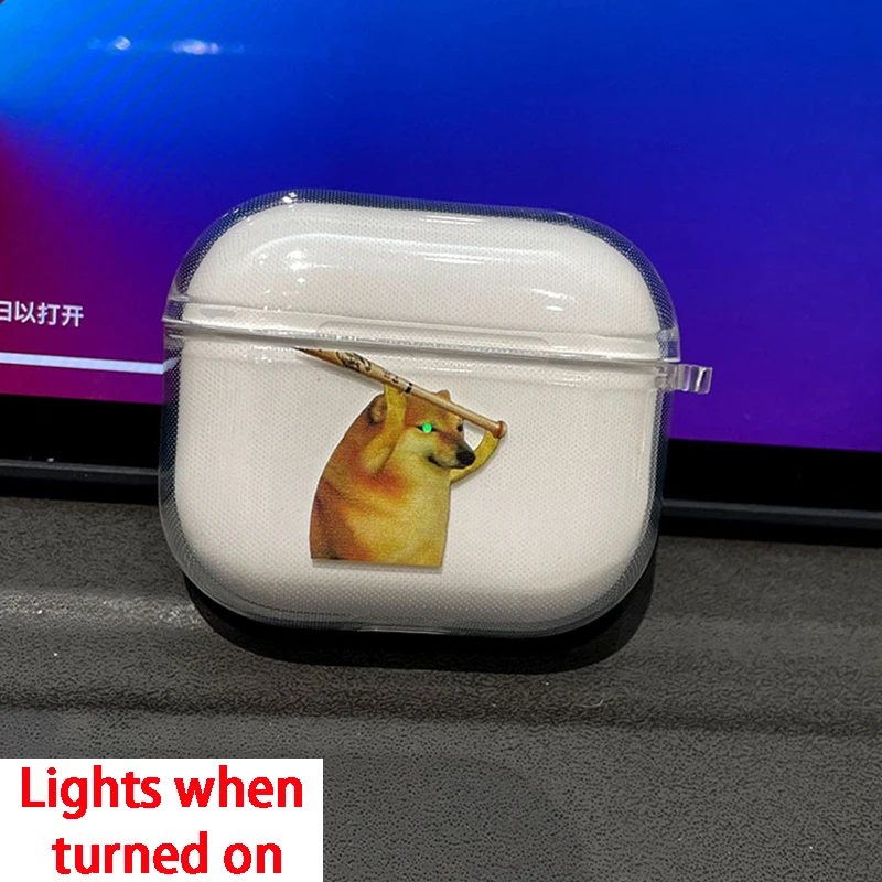 

Dog Cute Animal Funny Soft Silicone Earphone Case Headphone Shell For Apple Airpods 1/2 Cases For Airpods 3 Pro Capa Funda