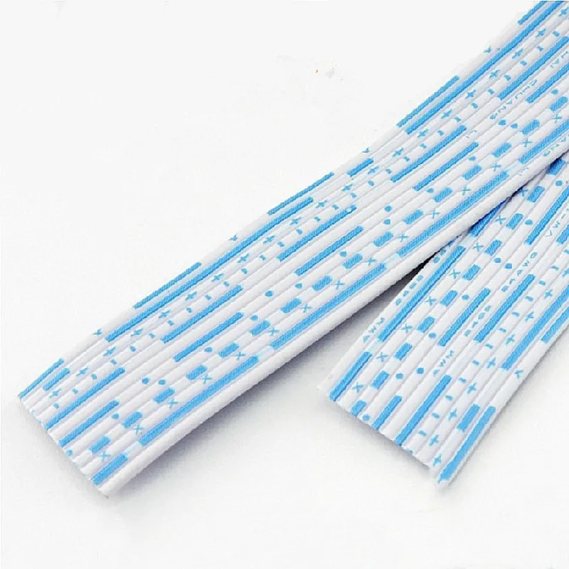 

2 метра UL2468 24AWG электропроводка 6/7/8/9/10/12 контактов Расширенный силовой кабель из ПВХ Изолированная линия синий белый несколько ядер