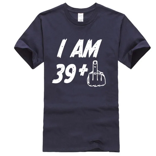 

Забавная Мужская футболка I am 39 Plus 1 на 40-й день рождения